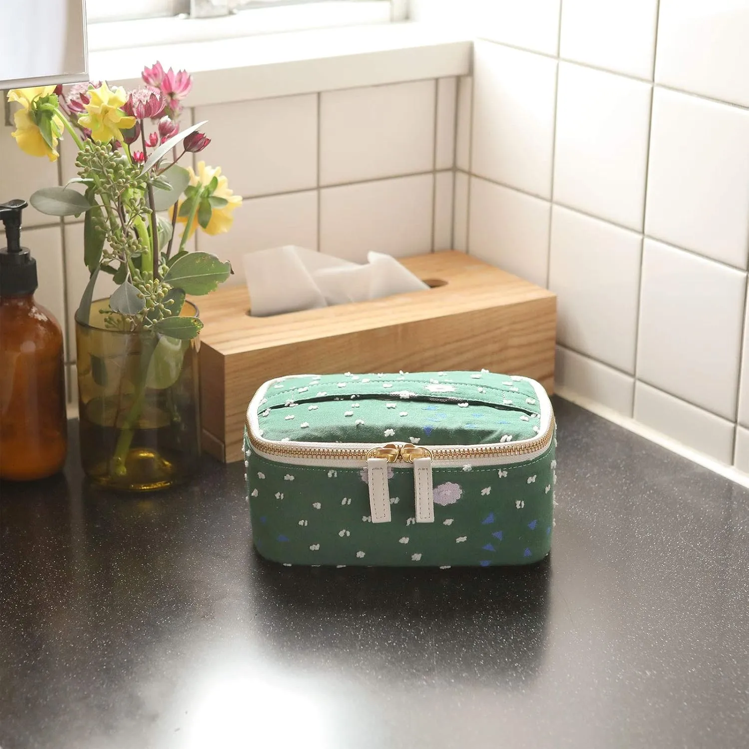 ほぼ日 Hobonichi Drawer Pouch Container (Makino Collection: Desk Garden)