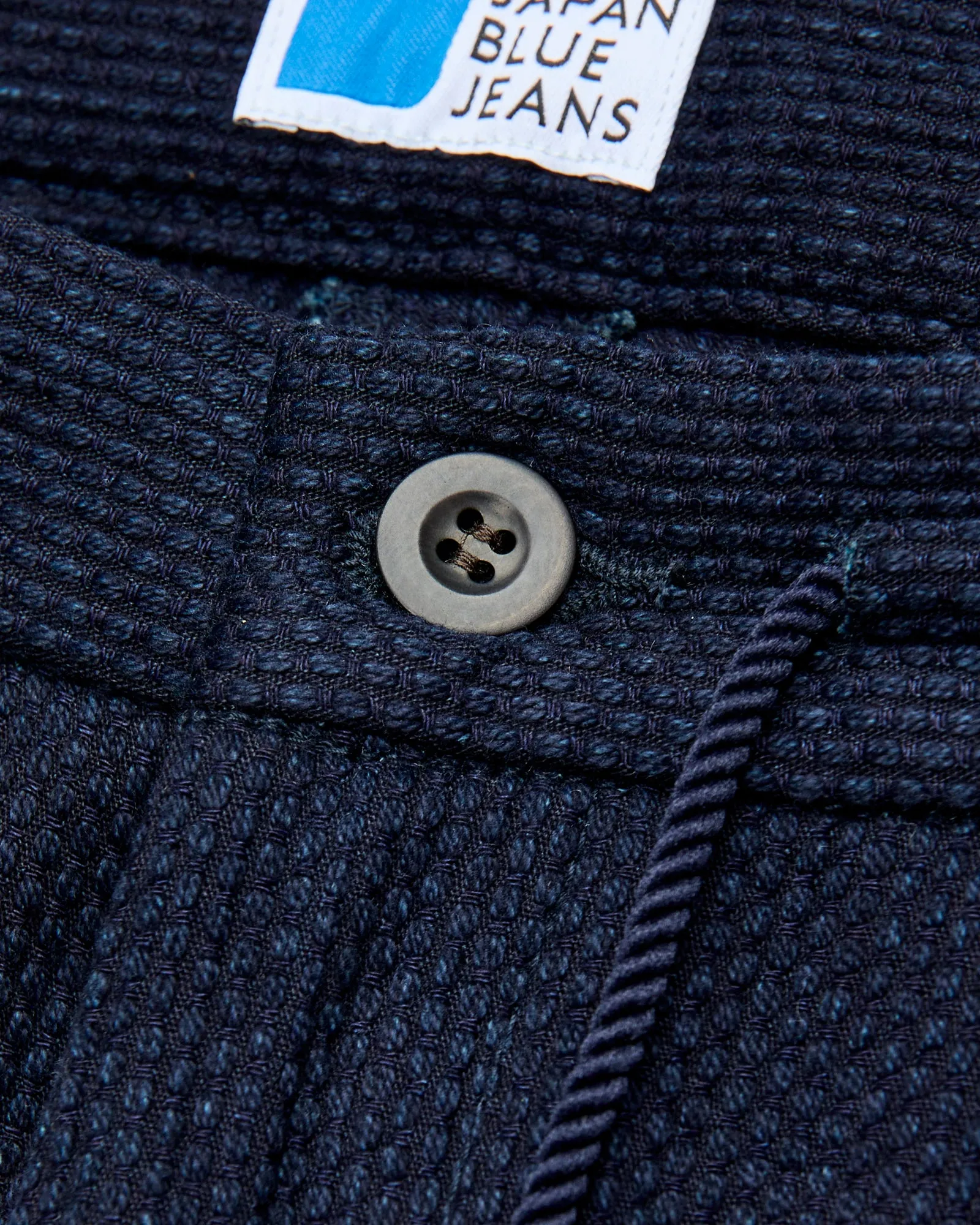 11oz Sashiko Easy Tapered Pants in Indigo