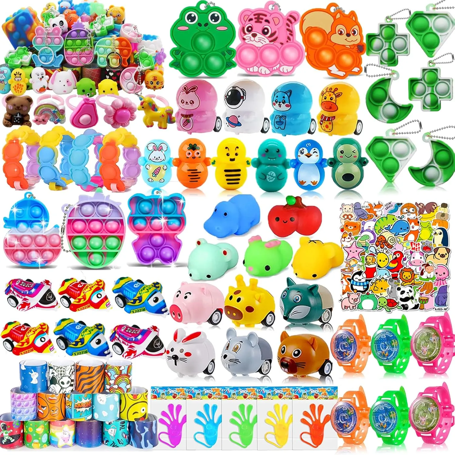132 PCS Party Favors for Kids 8-12, Pinata Stuffers, Prizes Treasure Box Toys for Classroom, Goodie Bag Stuffers,Treasure Chest, Prize Box Toys, Pinata Filler