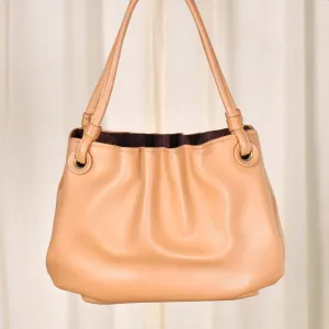 1950s Vintage Slouchy Camel Handbag