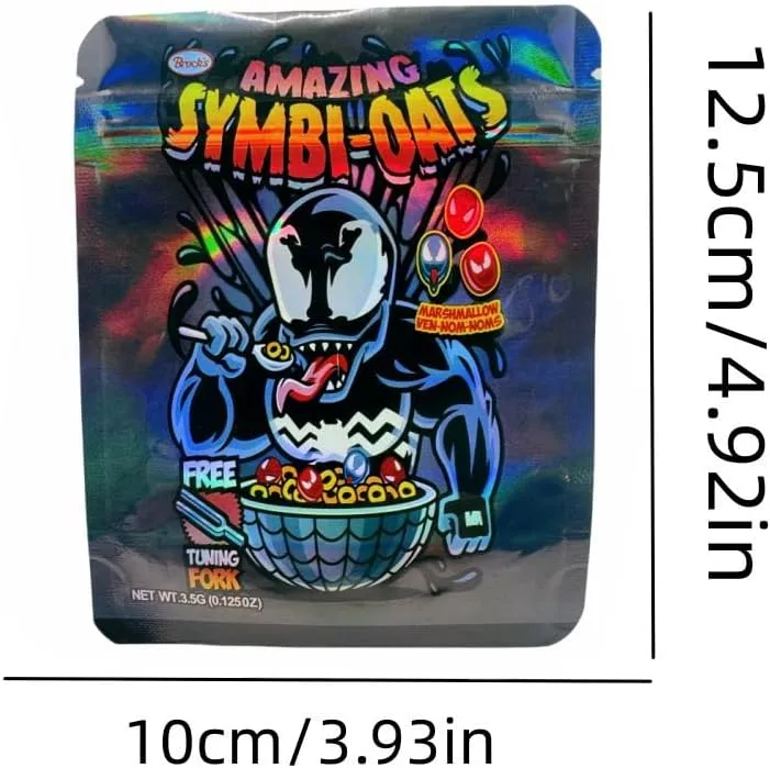 20 Bags and 20 Boxes, 1 Special Cartoon Pattern, Resealable Candy Bags, Gummies Bags, 5 x 4 Inch Storage Baggies, Treat Bags, Cookie Bag (white)