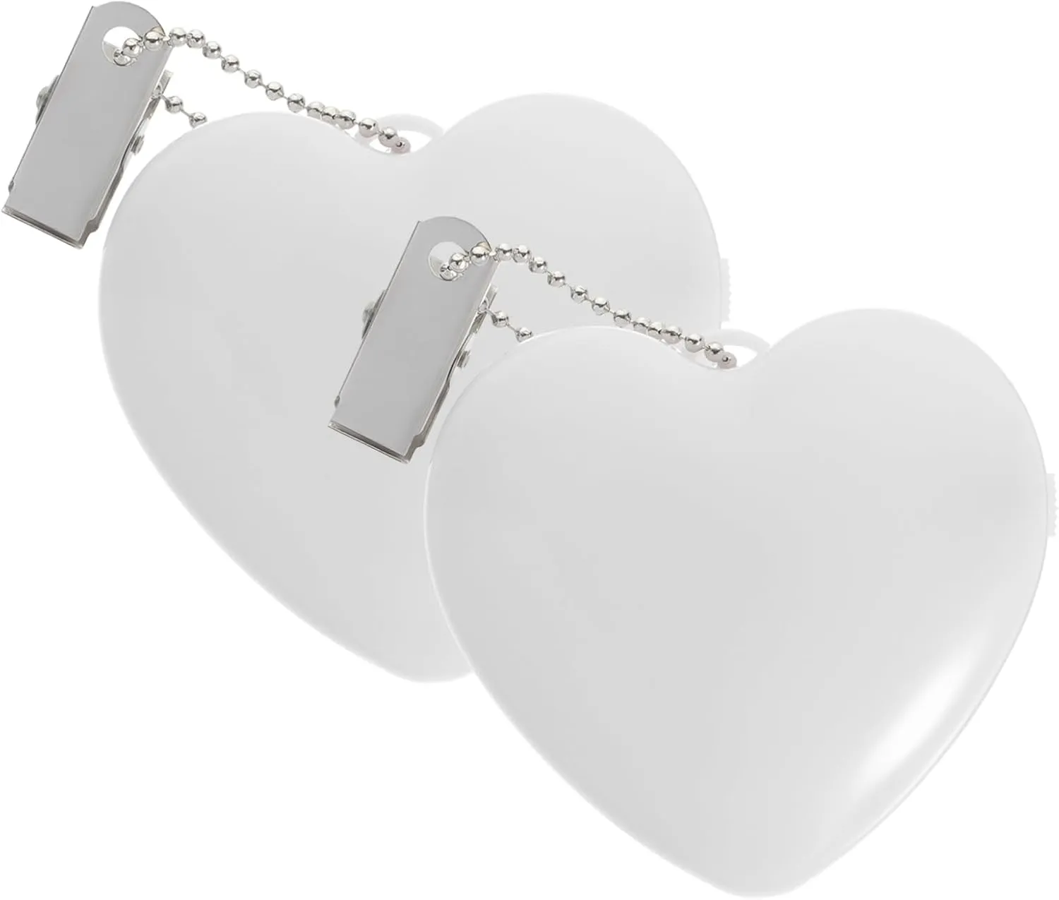 2Pcs Heart Shaped LED Night Lights for Handbags Touch Sensor Purse Lamps Creative Design Convenient Battery Powered for Womens Bags