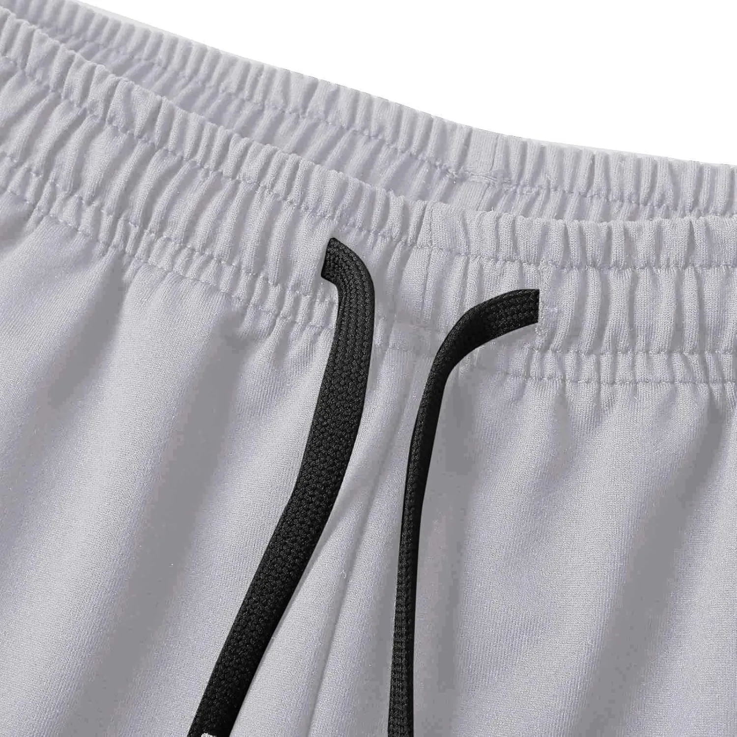 3 Pack Sports Shorts for Men Women Drawstring High Waist Unisex Short Sweatpants Breathable Joggers with Pockets