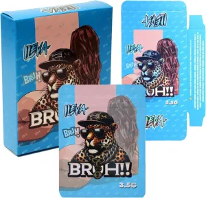 3.5g 5 x 4 Inches,FiveQiio 25 Bags 25 Boxes Totaling 50pcs, Cartoon Pattern, Sealable Candy,Snack, Biscuit, Coffee Bean, Tea, Suitable for Small Businesses (FQ009)