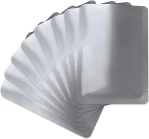 50 PCS 1 Gallon Mylar bags for food storage, Heat Sealable Bags Storage Bags for Food, Coffee Beans, tea, grains, etc.(9.8 x 13.7 Inch)