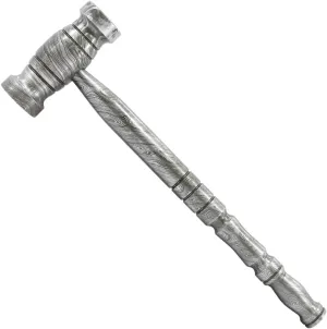 9" Custom Hand Made Damascus Steel Hammer Soft Grip Handle