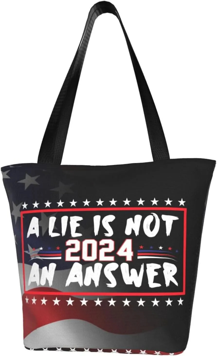 A Lie Is Not An Answer Fashion Shoulder Bag Large Capacity For Man Or Woman