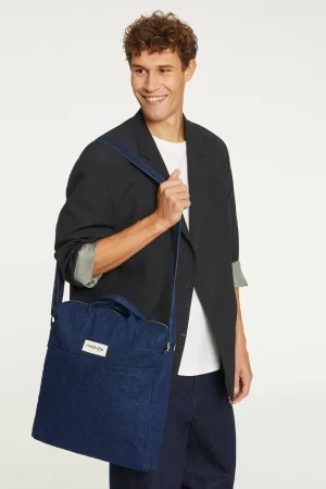 Achille the new city bag - Upcycled Raw Denim