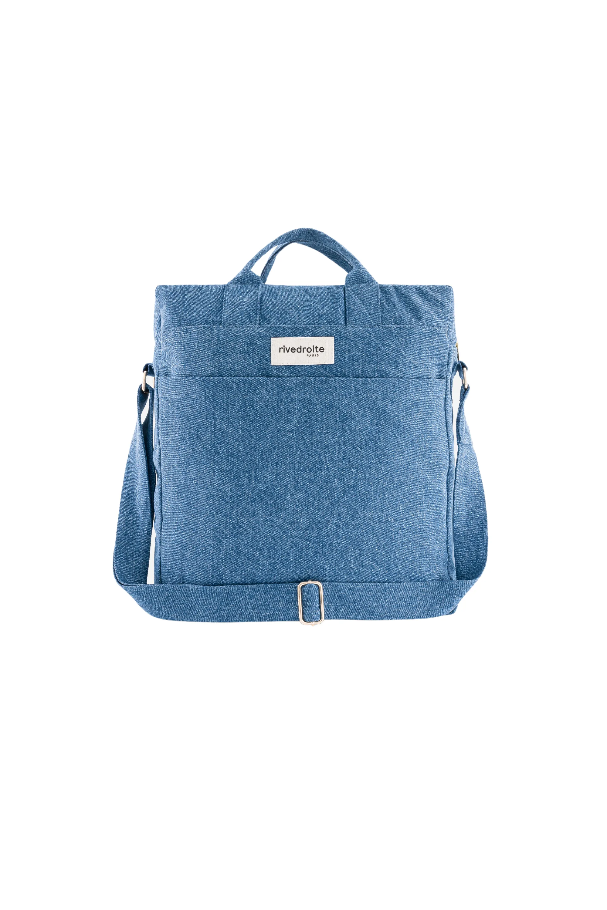 Achille the new city bag - Upcycled Stone Washed Denim