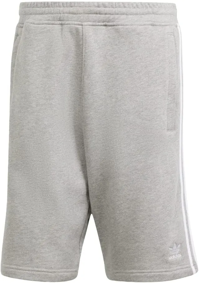 adidas Mens Originals Striped Drawstring Shorts Athletic Casual Drawstring - Grey