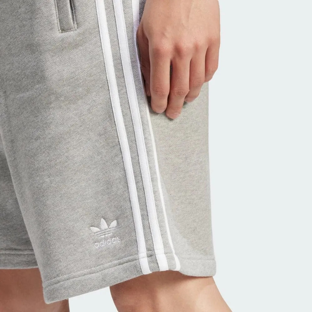 adidas Mens Originals Striped Drawstring Shorts Athletic Casual Drawstring - Grey