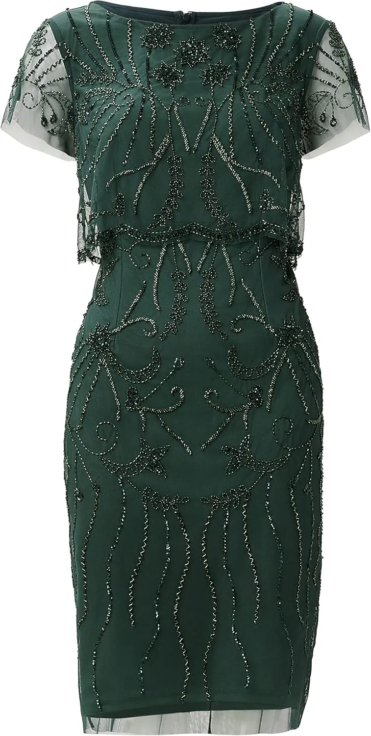 Adrianna Papell Women's Beaded Cocktail Dress