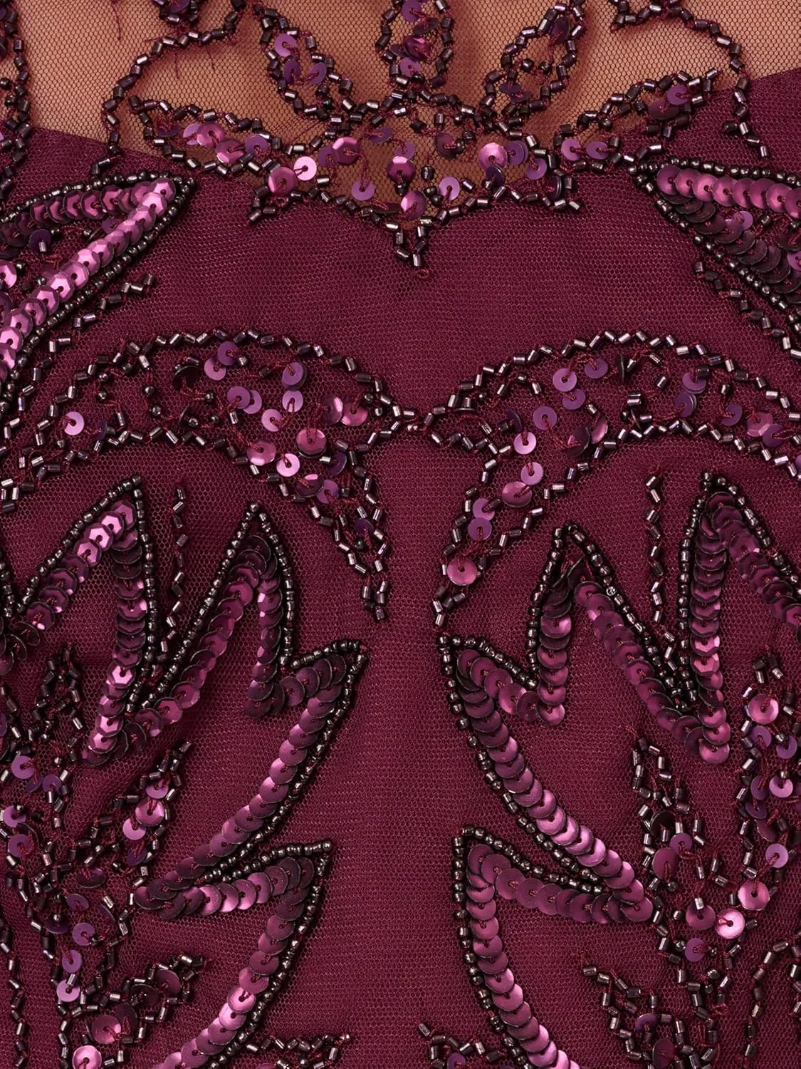 Adrianna Papell Women's Beaded Column Long Dress