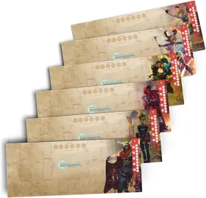 Adventurer Playmats - Compatible with Middara Unintentional Malum: Act 1 Board Game - Interactive Fantasy Board Game Accessories - (6 Pack)