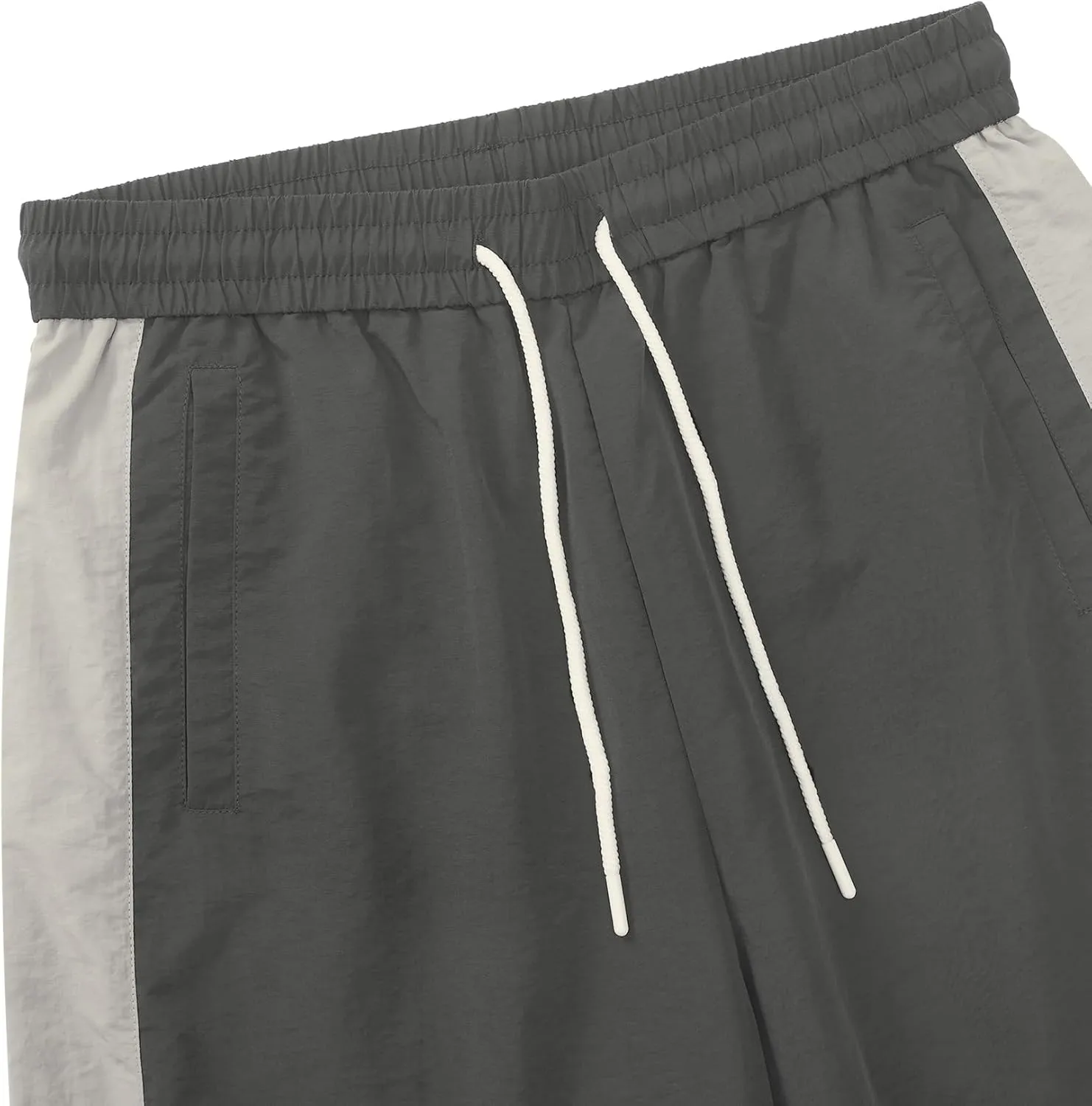 Aelfric Eden Striped Track Pants Men Parachute Pants Women Baggy Sweatpants Y2k Wide Leg Cargo Pants with Drawstring