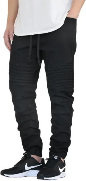 AIRNINE Men's Biker Denim Jogger Pants S-5XL