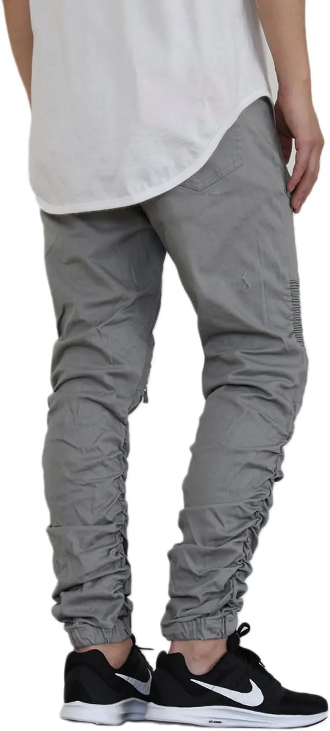 AIRNINE Men's Biker Denim Jogger Pants S-5XL