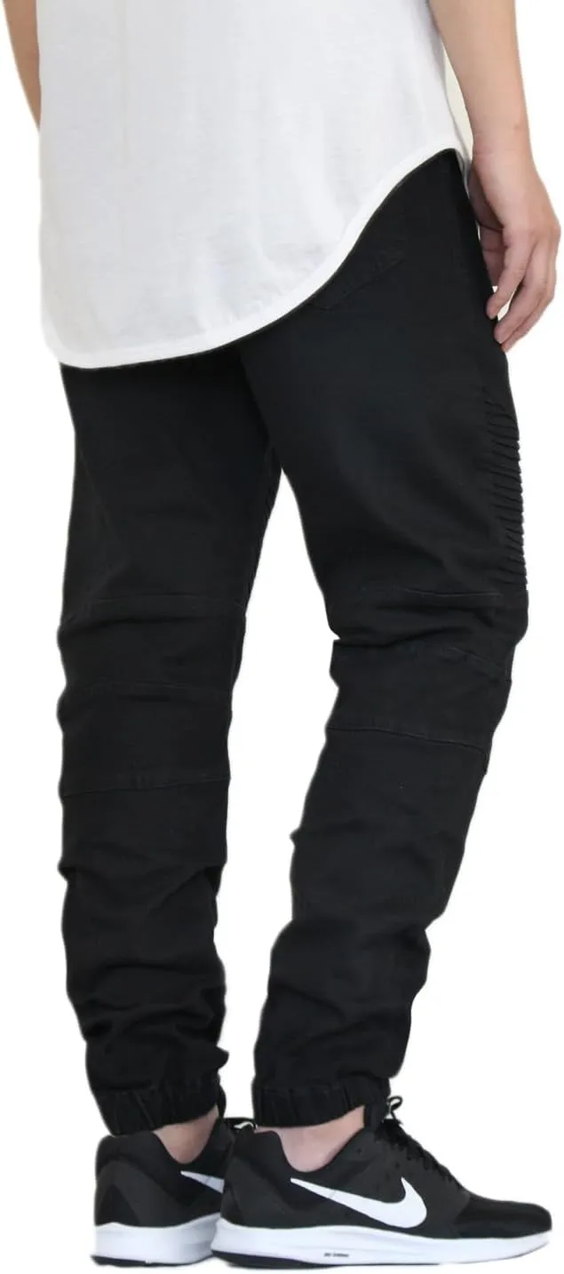 AIRNINE Men's Biker Denim Jogger Pants S-5XL