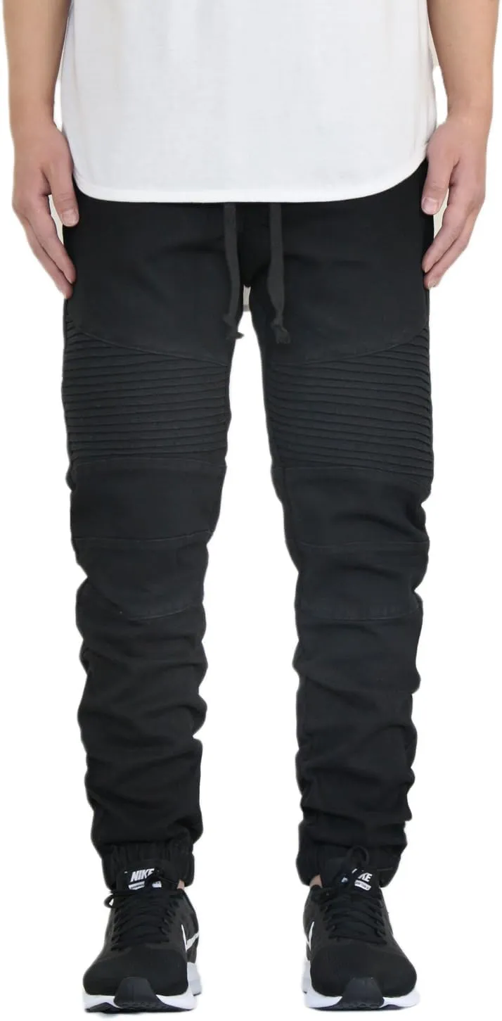 AIRNINE Men's Biker Denim Jogger Pants S-5XL