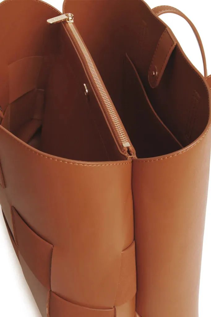 Alice Wheeler - Milan Tote Bag - Tan