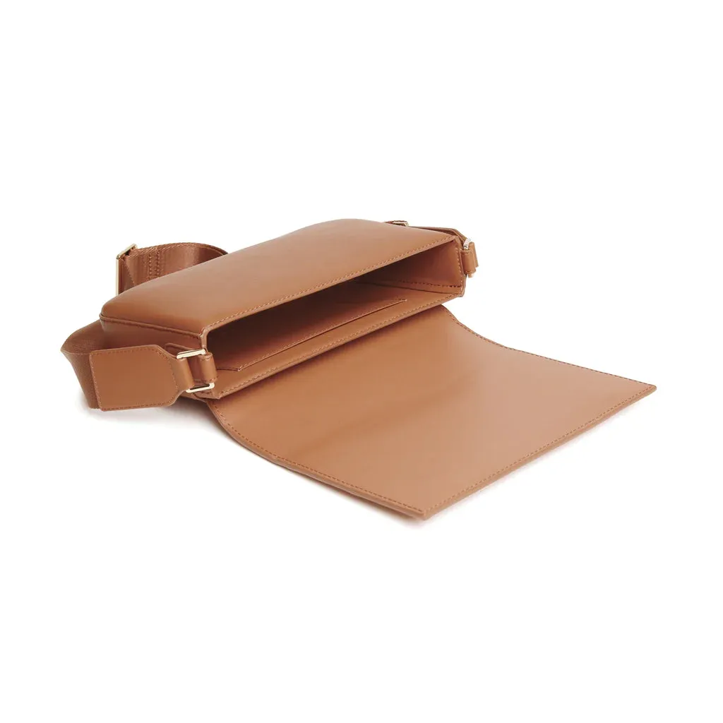 Alice Wheeler Tan Lisbon Crossbody Bag