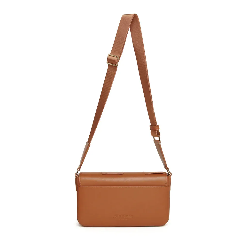 Alice Wheeler Tan Lisbon Crossbody Bag