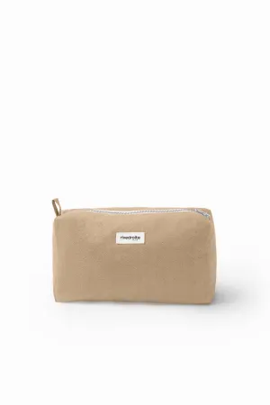 Alma the maternity toiletry bag - Recycled cotton Beige