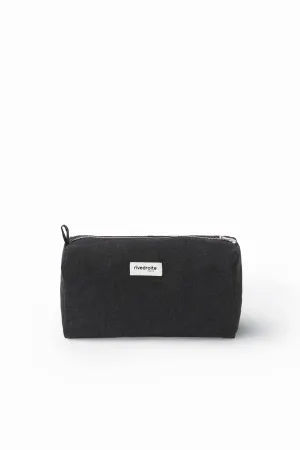 Alma the maternity toiletry bag - Recycled cotton Black