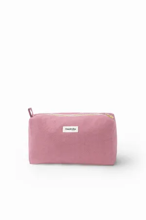 Alma the maternity toiletry bag - Recycled cotton Bois de Rose