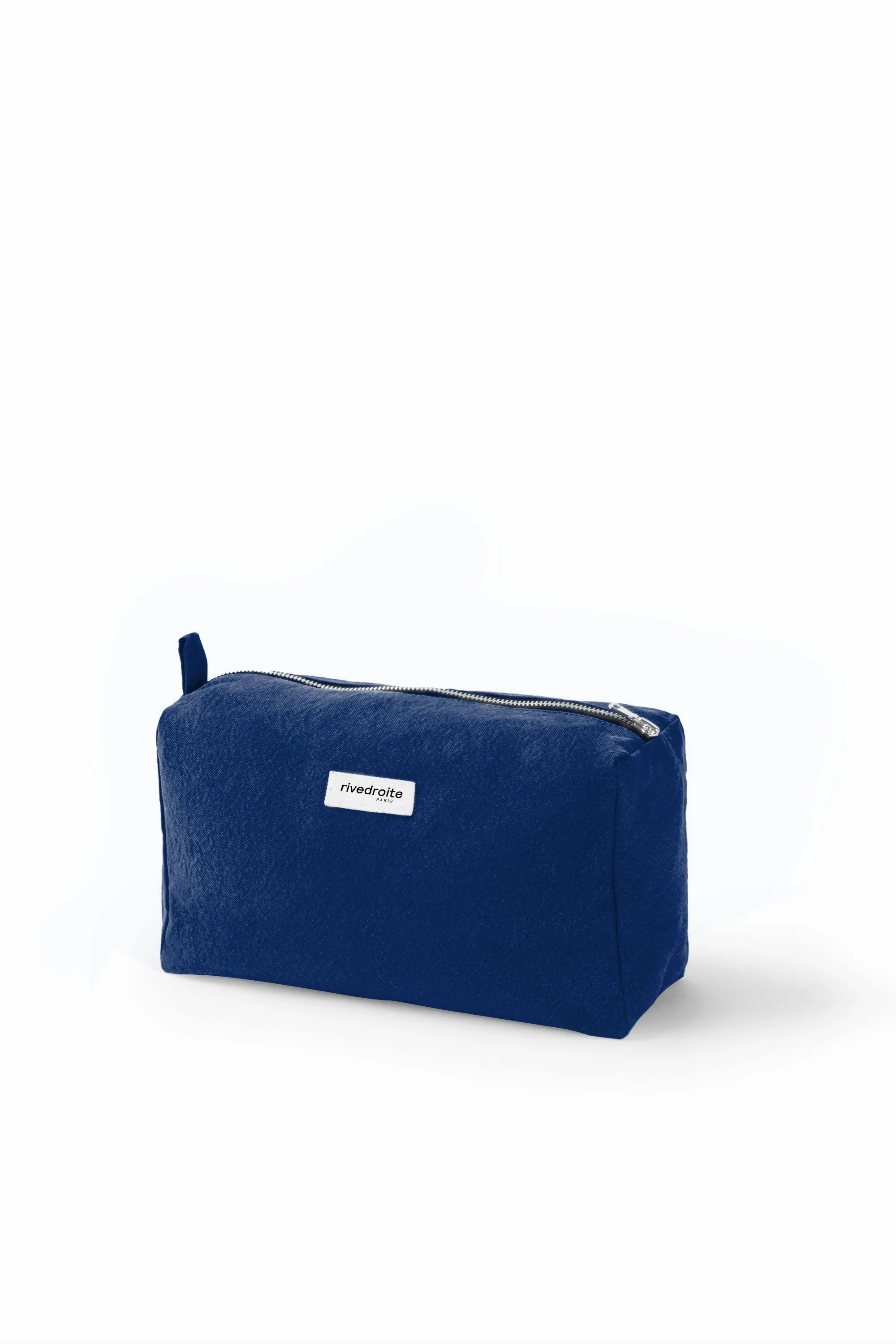 Alma the maternity toiletry bag - Recycled cotton Midnight Blue