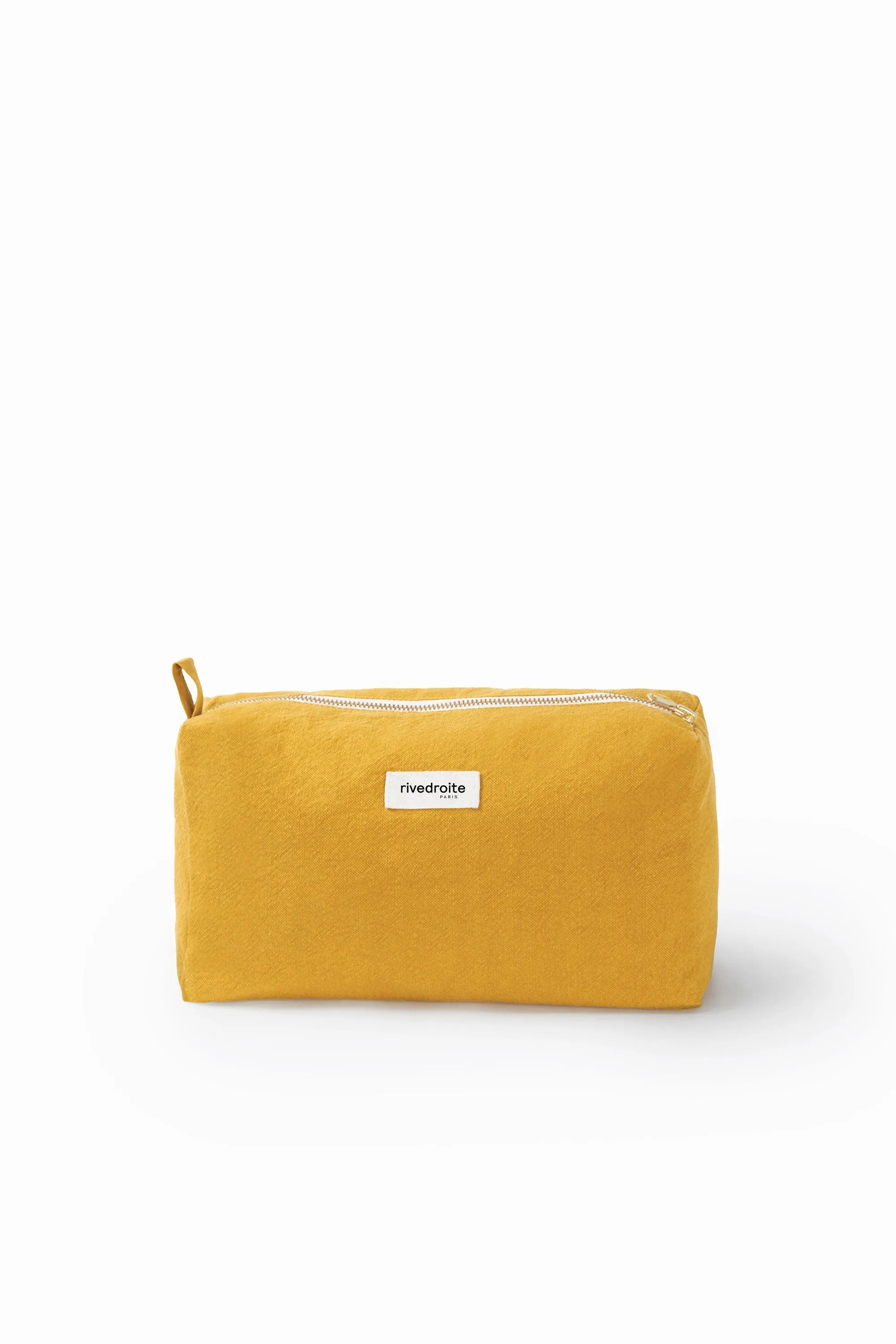 Alma the maternity toiletry bag - Recycled cotton Mustard