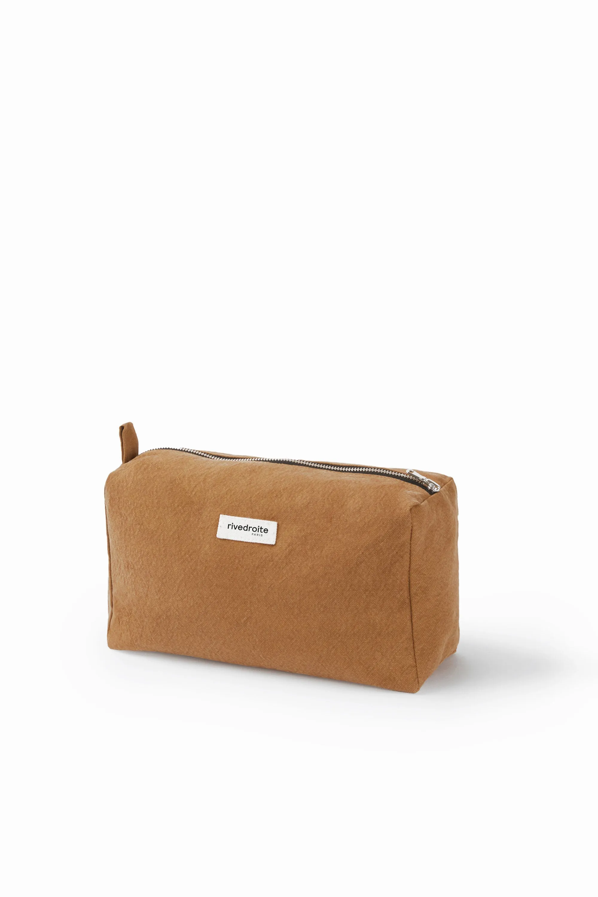 Alma the maternity toiletry bag - Recycled cotton Tobacco