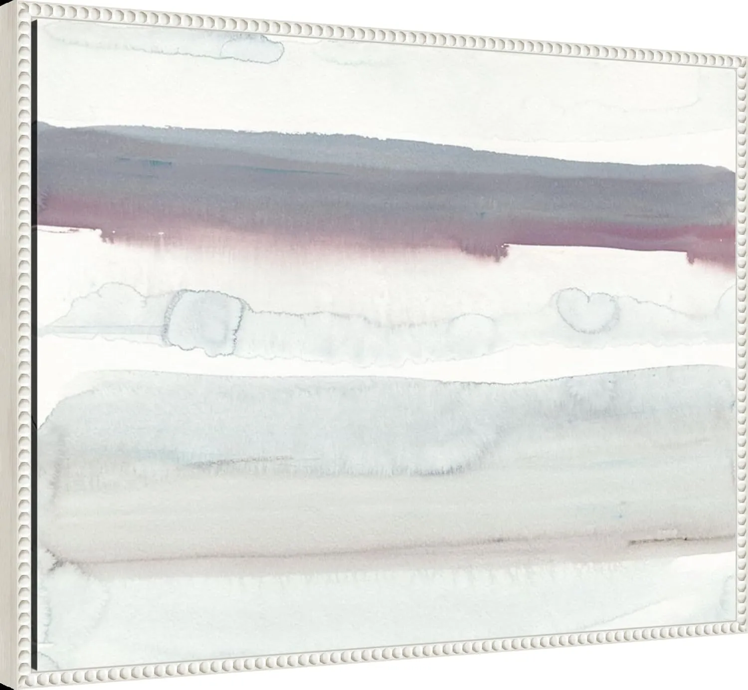 Amanti Art Framed Canvas Wall Art 23x30 Water Horizon II at Sea Ranch by Rob Delamater, Framed Wall Art Canvas, Abstract Artwork, Traditional Decor, Large Poster Painting for Living Room, Bedroom,