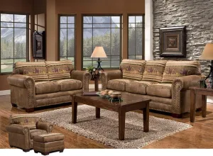 American Furniture Classics 4-Piece Wild Horses Sofa