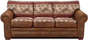 American Furniture Classics Deer Valley Lodge Sofa, Large, Tapestry
