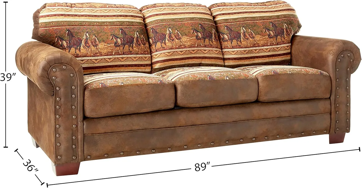 American Furniture Classics Wild Horses Sofa