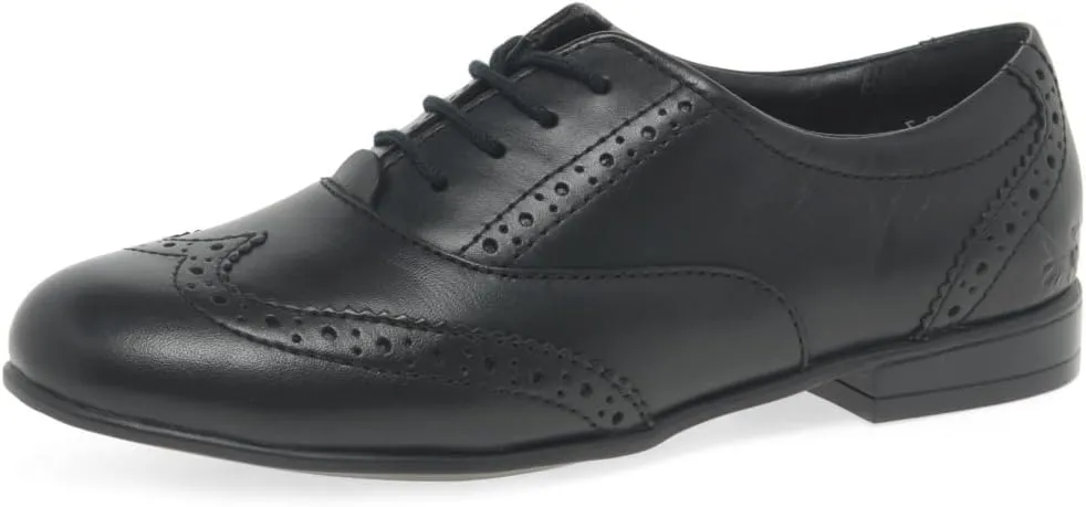Angry Angels Matilda Senior Girls School Shoes 8 Black Wide