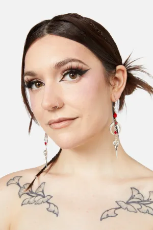 Animal Skull Beaded Earrings