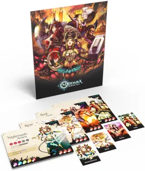Art Book Volume 1 - Softcover Fantasy Art Book - Includes 8 Additional Cards Compatible with Middara Unintentional Malum: Act 1 Board Game - Interactive Fantasy Board Game Accessories