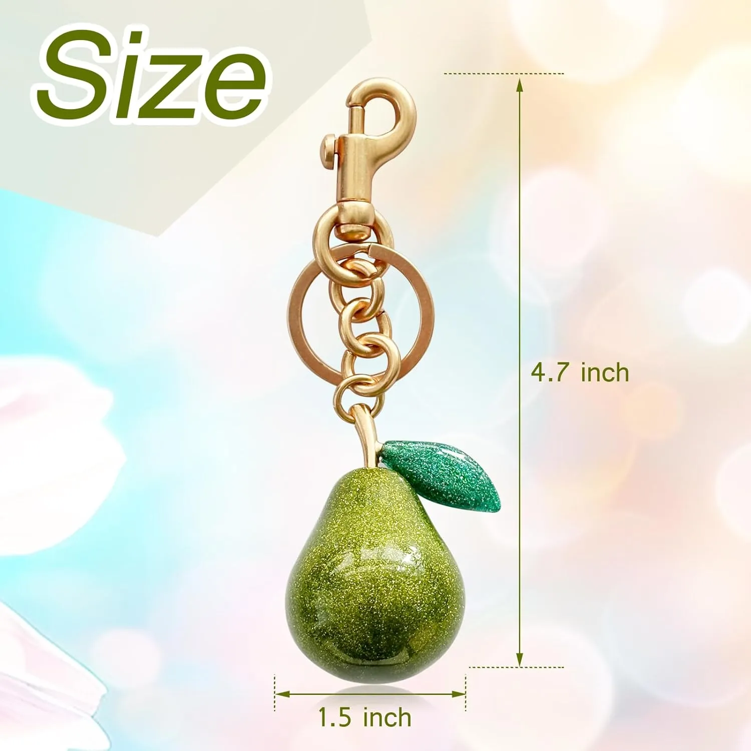 Bag Charm Purse Charms Keychain-Cute Fruit Bag Charms-Handbag Charm Accessories