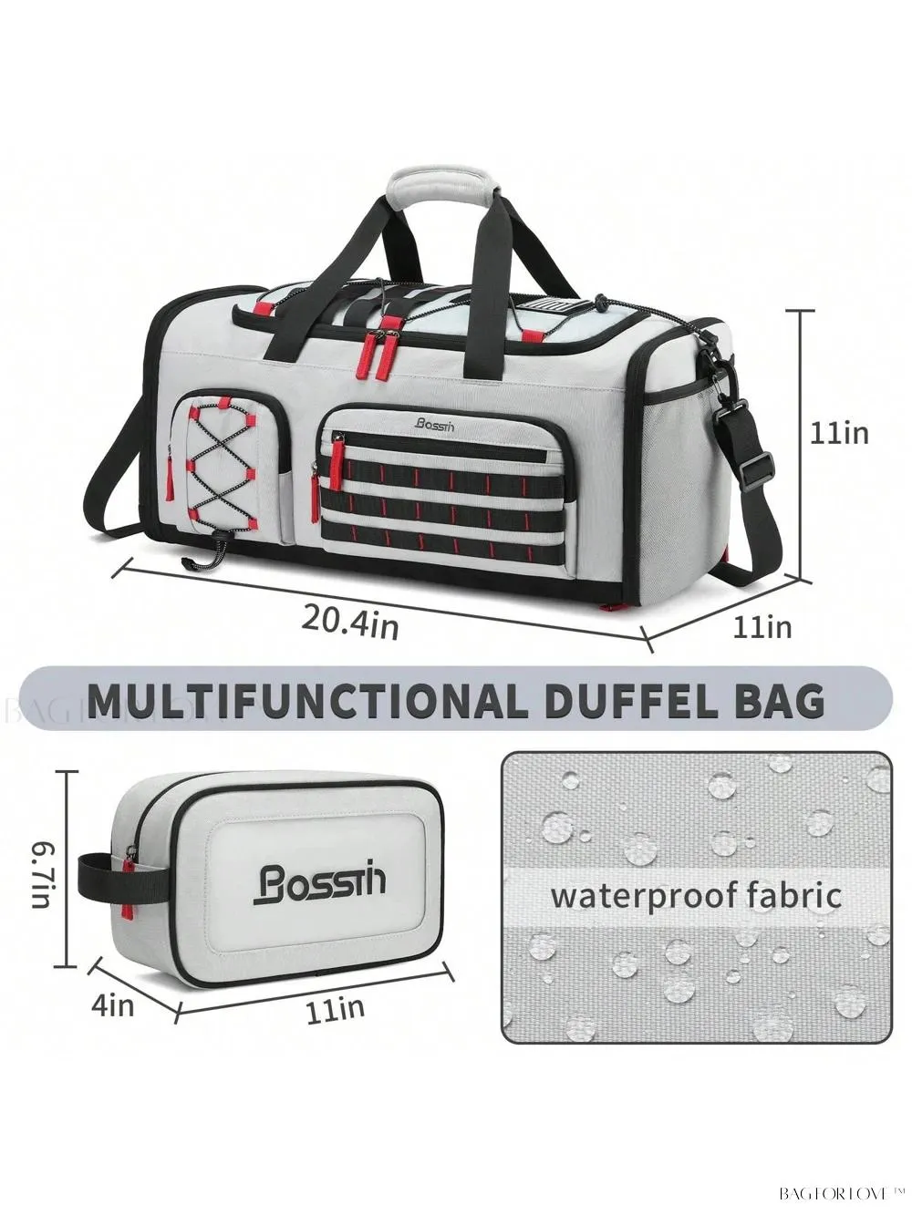 BagForLove - Compact Sports Bag for Weekender Getaways