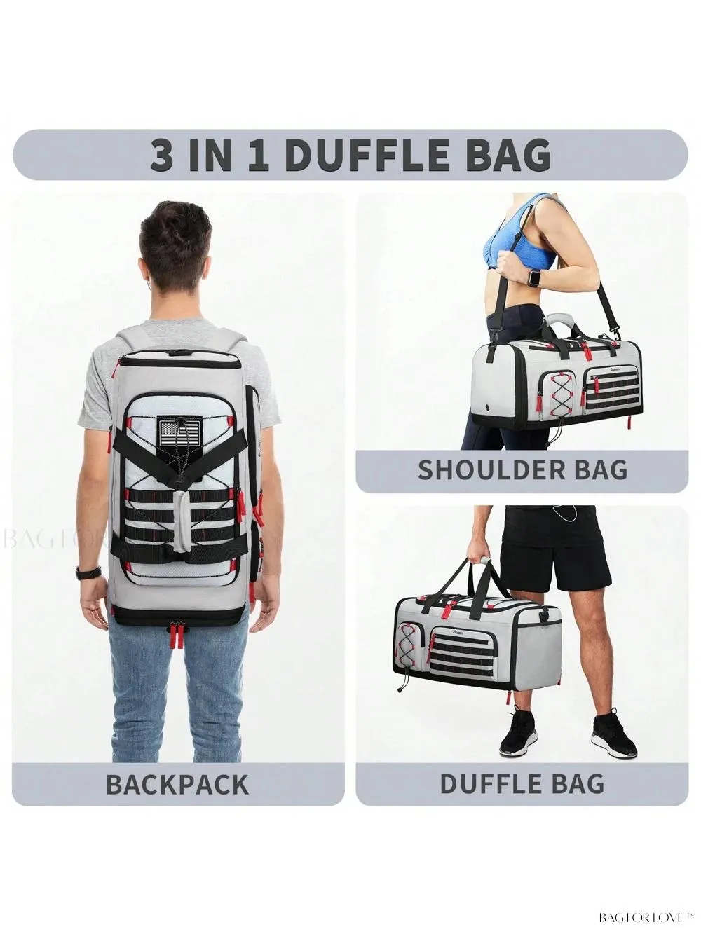 BagForLove - Compact Sports Bag for Weekender Getaways
