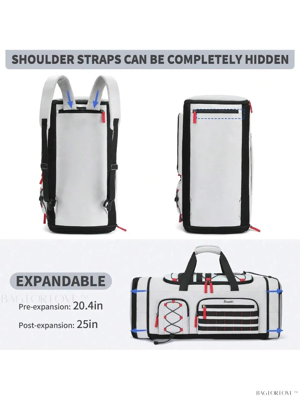 BagForLove - Compact Sports Bag for Weekender Getaways