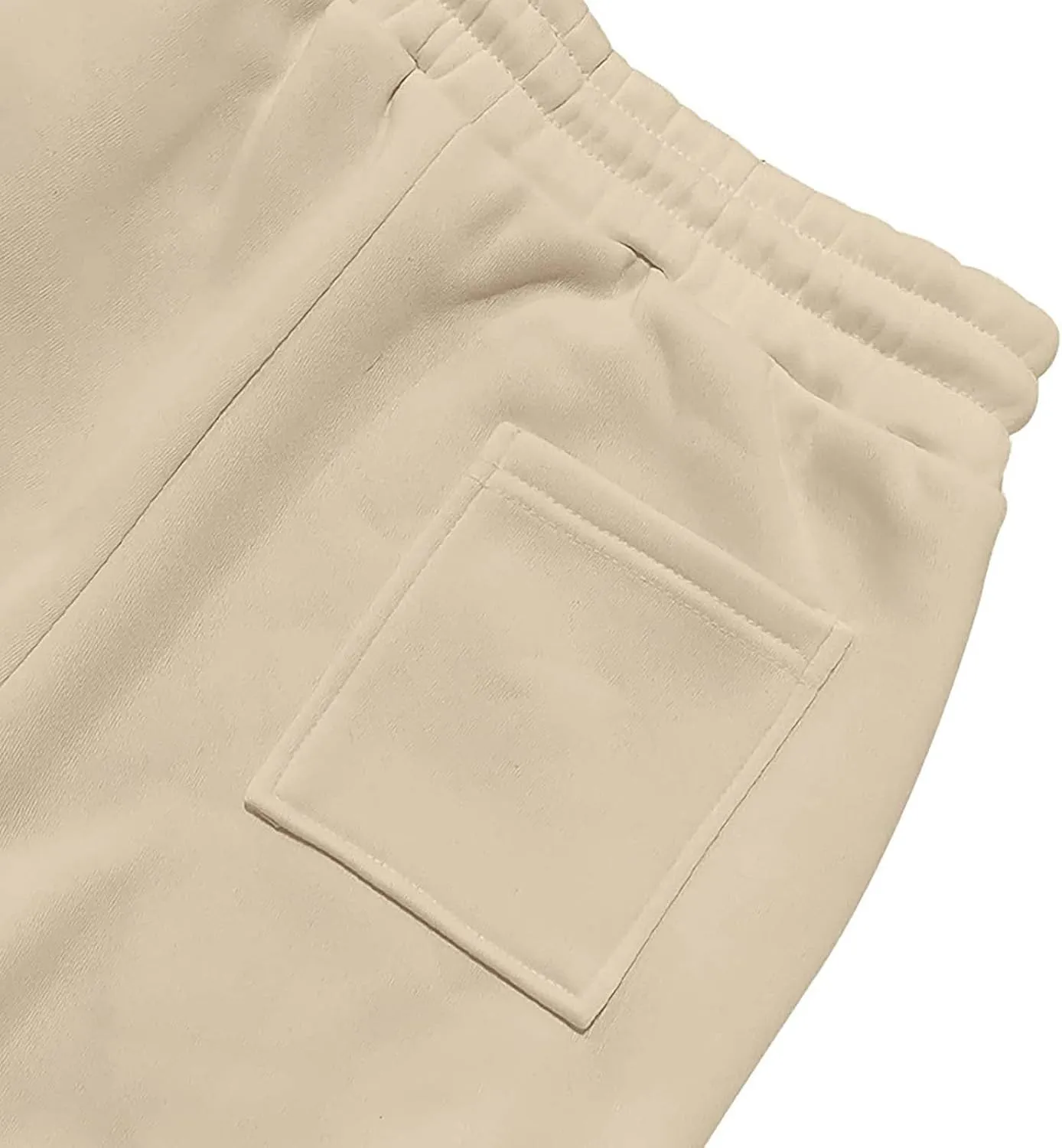 Baggy Cargo Sweatpants for Men Casual Sweat Pants Drawstring Waist Athletic Pants Joggers with Pockets