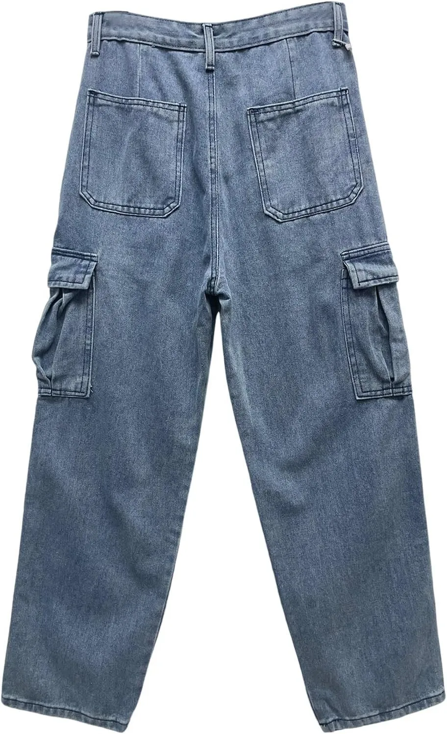 Baggy Jeans Men Relaxed Fit Straight-Leg Casual Jeans for Men Y2K Wide Leg Harajuku Denim Pants Hip Hop Streetwear
