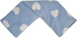 Bags Blue Heart Fleece Wheat Wrap with Cotswold Lavender and Wheat