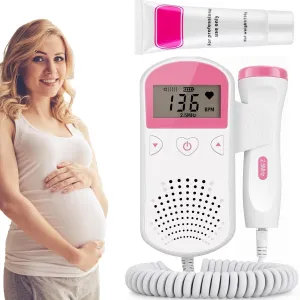 Bags for Baby Monitor Pregnancy,Portable Doppler Fetal Heart Rate Monitor for Home Use A05
