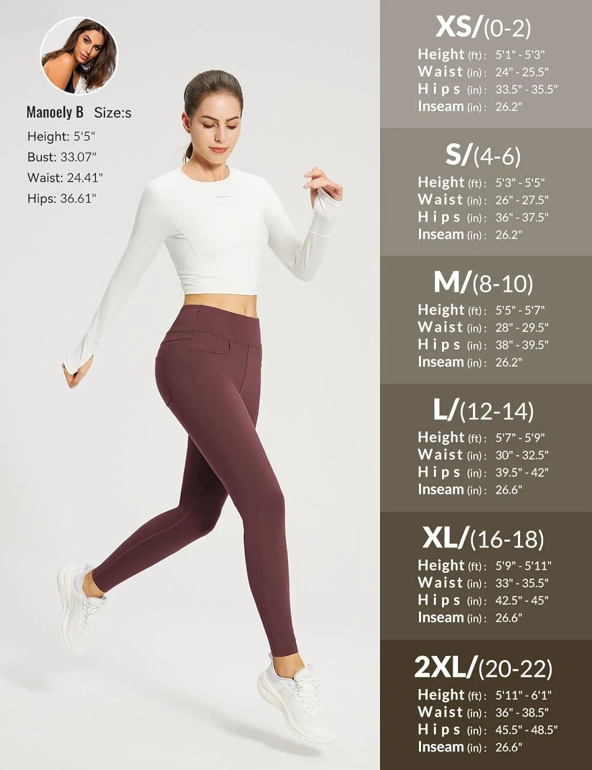 baleaf Jeggings for Women Fleece Lined Pants Thermal Warm Winter High Waisted Leggings 4 Pockets Waterproof Running Tights