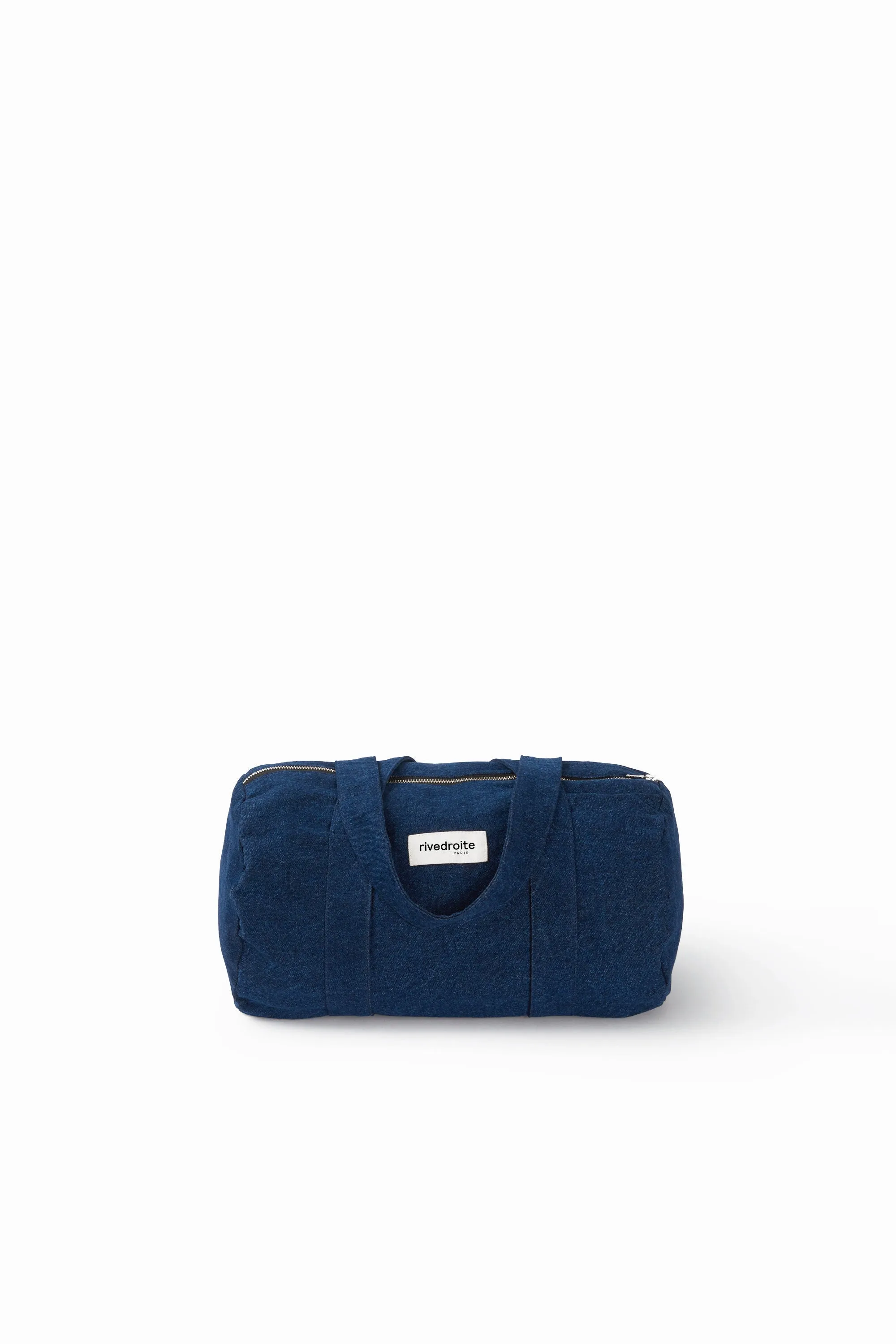 Ballu the small duffel bag - Upcycled raw denim