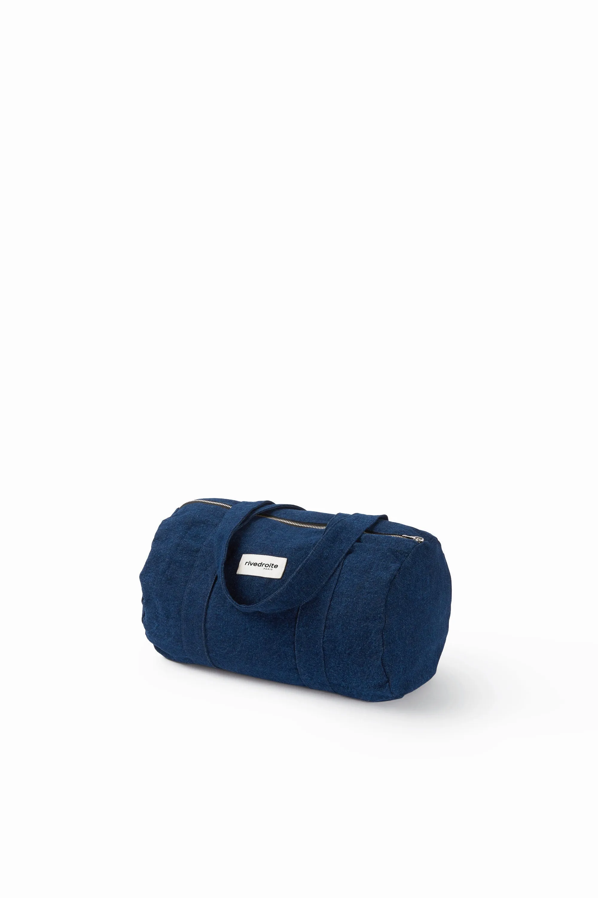 Ballu the small duffel bag - Upcycled raw denim